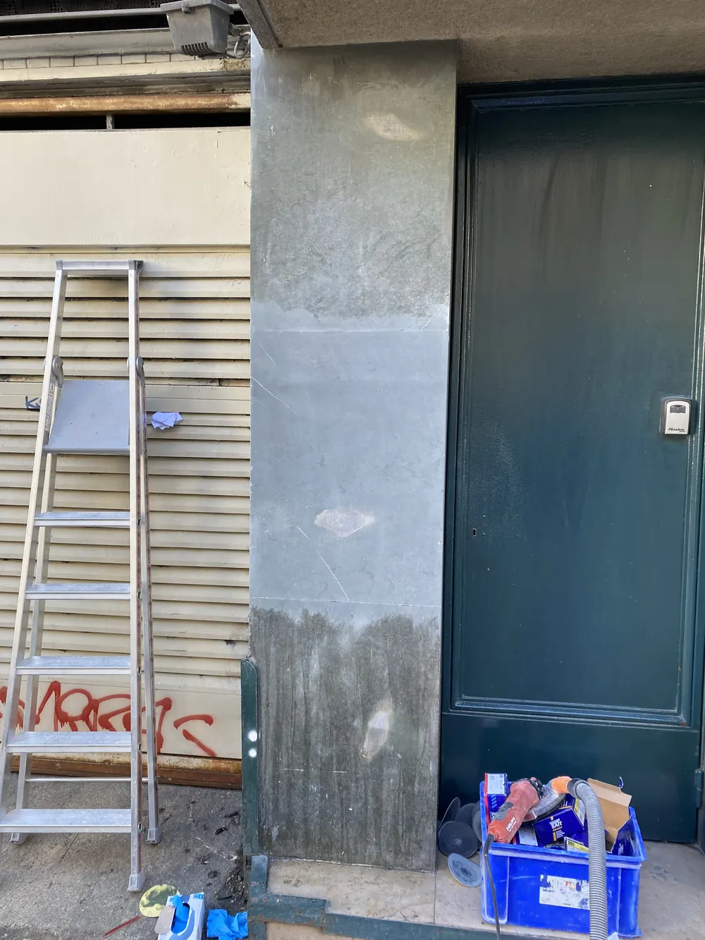 Habillage de façade avant rénovation